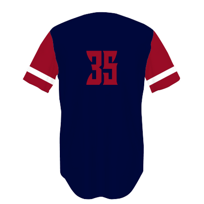 Youth FreeStyle Sublimated Two-Button Performance Mesh Baseball Jersey