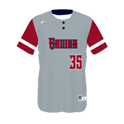 Youth FreeStyle Sublimated Two-Button Performance Mesh Baseball Jersey