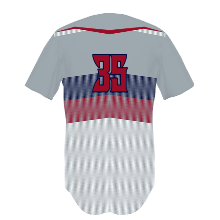 Youth FreeStyle Sublimated Two-Button Performance Mesh Baseball Jersey