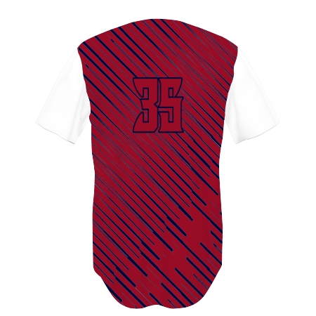 Youth FreeStyle Sublimated Two-Button Performance Mesh Baseball Jersey