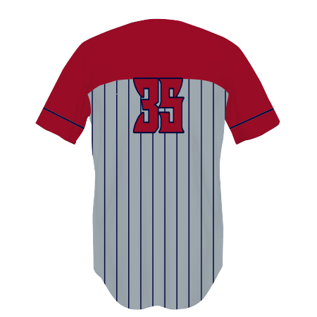 Youth FreeStyle Sublimated Two-Button Performance Mesh Baseball Jersey