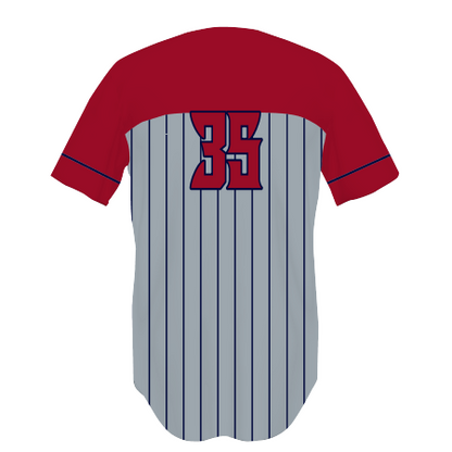 Youth FreeStyle Sublimated Two-Button Performance Mesh Baseball Jersey