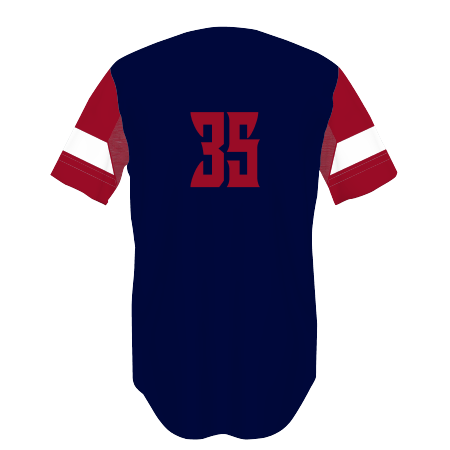 Youth FreeStyle Sublimated Two-Button Performance Mesh Baseball Jersey