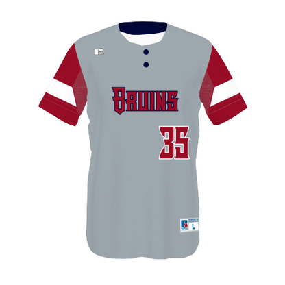 Youth FreeStyle Sublimated Two-Button Performance Mesh Baseball Jersey