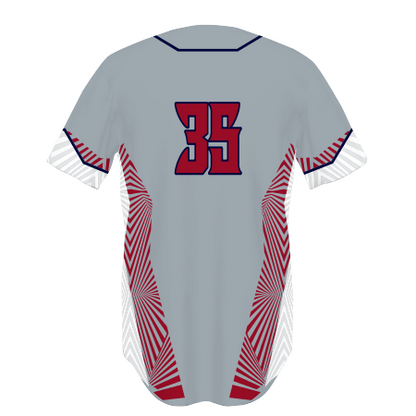Youth FreeStyle Sublimated Two-Button Performance Mesh Baseball Jersey