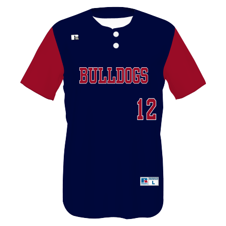 FreeStyle Sublimated Two-Button Performance Mesh Baseball Jersey