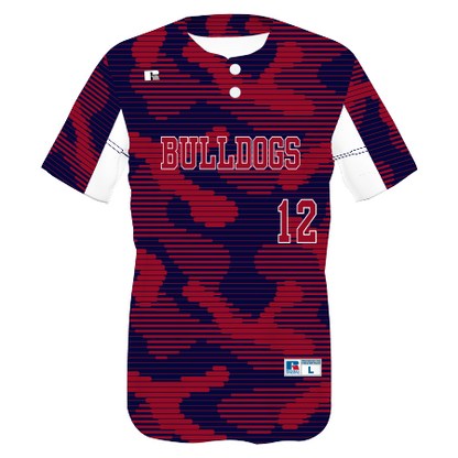 FreeStyle Sublimated Two-Button Performance Mesh Baseball Jersey