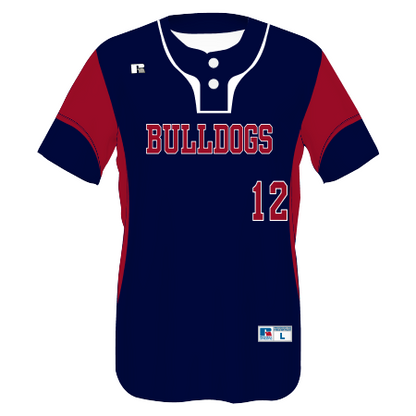 FreeStyle Sublimated Two-Button Performance Mesh Baseball Jersey