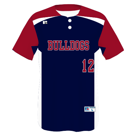 FreeStyle Sublimated Two-Button Performance Mesh Baseball Jersey