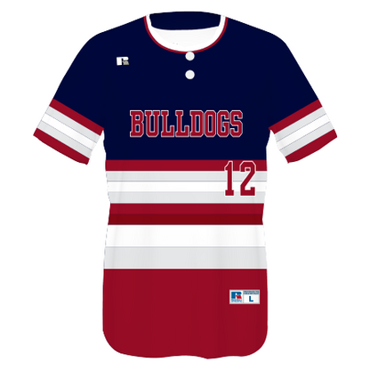 FreeStyle Sublimated Two-Button Performance Mesh Baseball Jersey