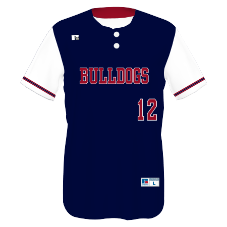 FreeStyle Sublimated Two-Button Performance Mesh Baseball Jersey