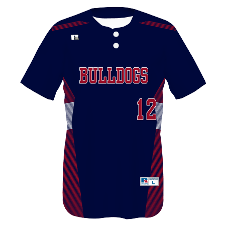 FreeStyle Sublimated Two-Button Performance Mesh Baseball Jersey