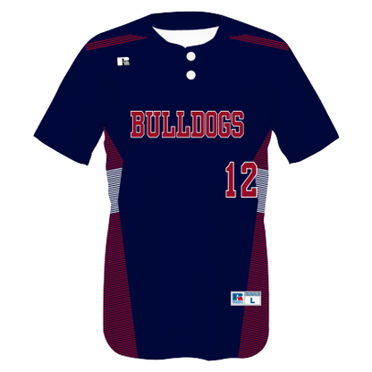 FreeStyle Sublimated Two-Button Performance Mesh Baseball Jersey