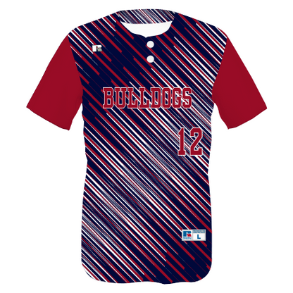 FreeStyle Sublimated Two-Button Performance Mesh Baseball Jersey