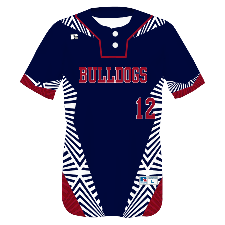FreeStyle Sublimated Two-Button Performance Mesh Baseball Jersey