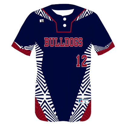 FreeStyle Sublimated Two-Button Performance Mesh Baseball Jersey