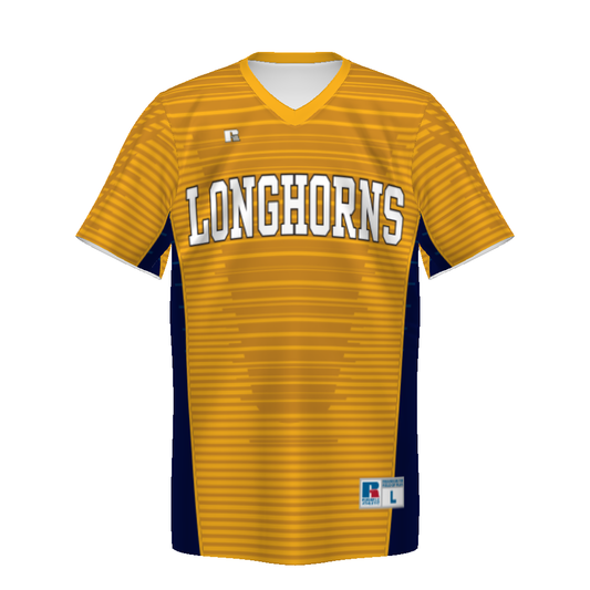 Youth FreeStyle Sublimated Turbo V-Neck Jersey