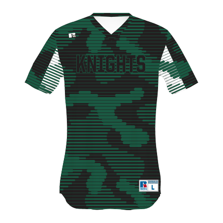Youth FreeStyle Sublimated V-Neck Performance Mesh Baseball Jersey