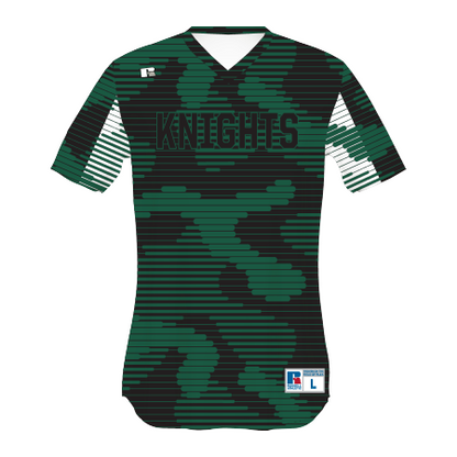 Youth FreeStyle Sublimated V-Neck Performance Mesh Baseball Jersey