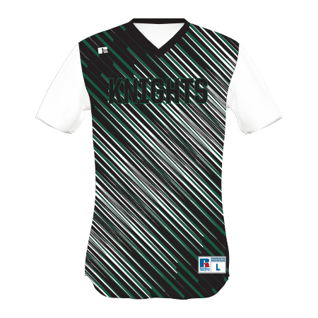 Youth FreeStyle Sublimated V-Neck Performance Mesh Baseball Jersey