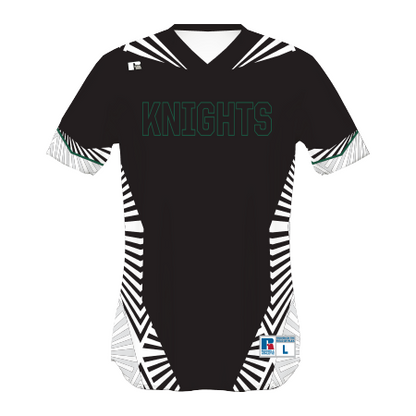 Youth FreeStyle Sublimated V-Neck Performance Mesh Baseball Jersey