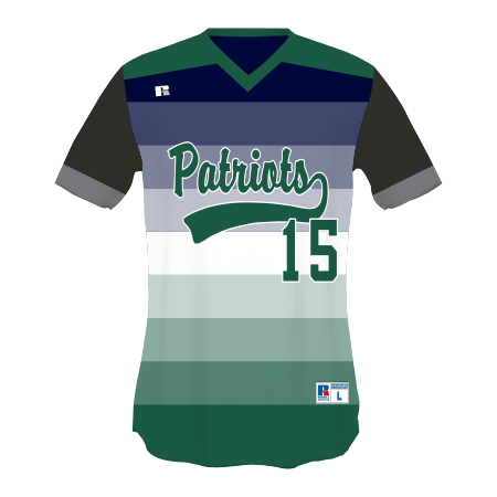 FreeStyle Sublimated V-Neck Performance Mesh Baseball Jersey