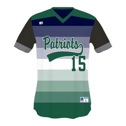 FreeStyle Sublimated V-Neck Performance Mesh Baseball Jersey