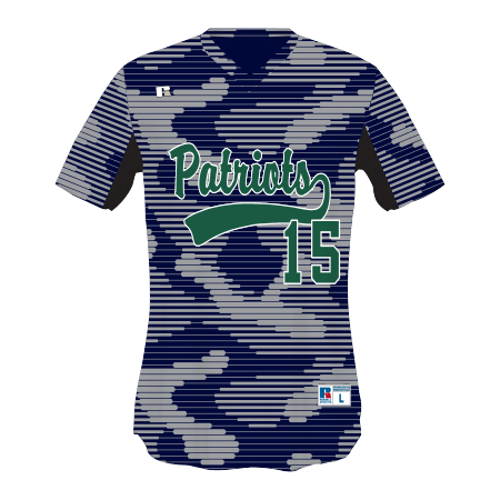 FreeStyle Sublimated V-Neck Performance Mesh Baseball Jersey