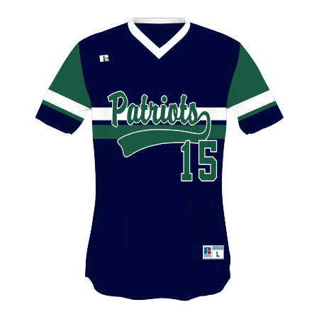 FreeStyle Sublimated V-Neck Performance Mesh Baseball Jersey