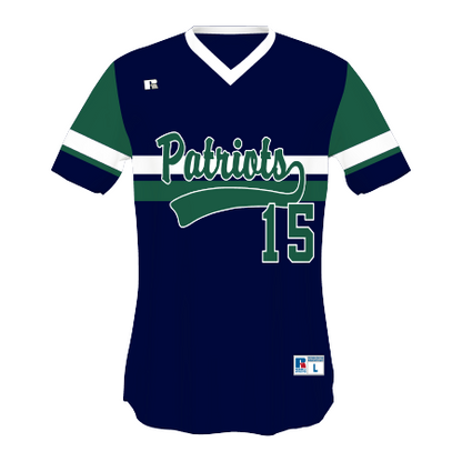 FreeStyle Sublimated V-Neck Performance Mesh Baseball Jersey