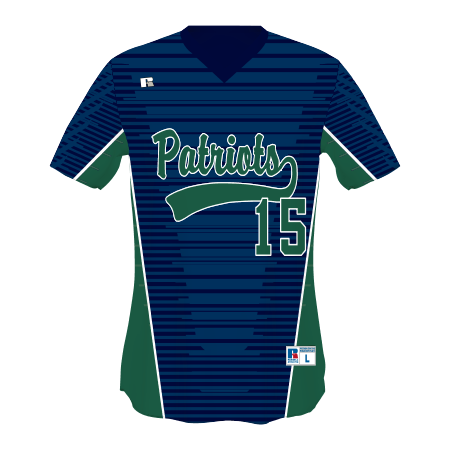 FreeStyle Sublimated V-Neck Performance Mesh Baseball Jersey
