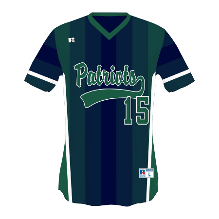 FreeStyle Sublimated V-Neck Performance Mesh Baseball Jersey
