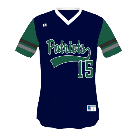 FreeStyle Sublimated V-Neck Performance Mesh Baseball Jersey