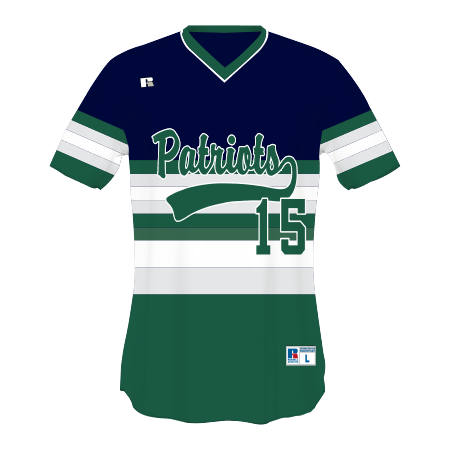 FreeStyle Sublimated V-Neck Performance Mesh Baseball Jersey