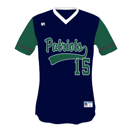 FreeStyle Sublimated V-Neck Performance Mesh Baseball Jersey