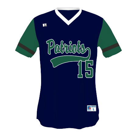 FreeStyle Sublimated V-Neck Performance Mesh Baseball Jersey