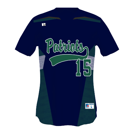 FreeStyle Sublimated V-Neck Performance Mesh Baseball Jersey