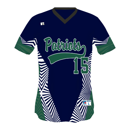 FreeStyle Sublimated V-Neck Performance Mesh Baseball Jersey