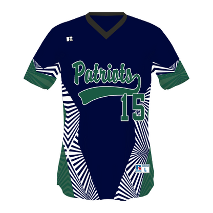 FreeStyle Sublimated V-Neck Performance Mesh Baseball Jersey