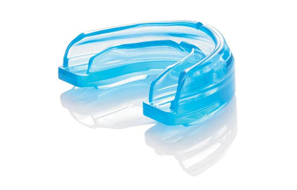 Shock Doctor Braces Mouthguard strapless in blue color on white background