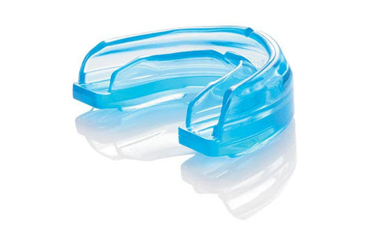 Shock Doctor Braces Mouthguard strapless in blue color on white background