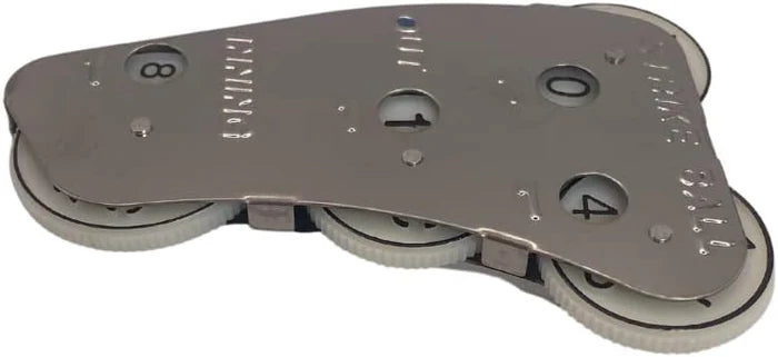 Markwort Stainless Steel Raised Letters 4-Dial Indicator horizontal view