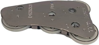 Markwort Stainless Steel Raised Letters 4-Dial Indicator horizontal view