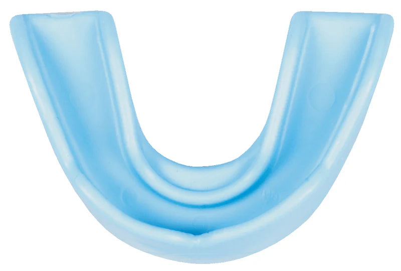 Columbia blue Vettex Model 45 Multi-Sport Mouthguard on white background