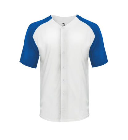 Tri-blend Full Button Tee