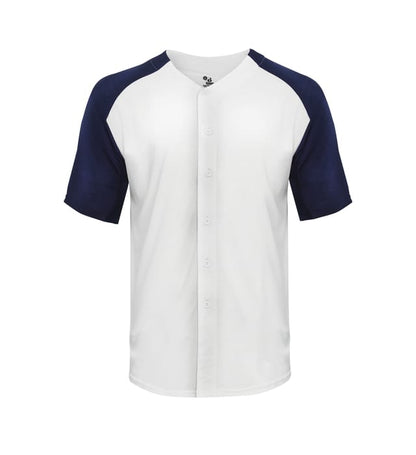 Tri-blend Full Button Tee