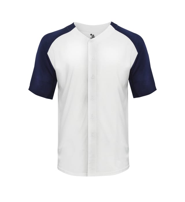 Tri-blend Full Button Tee