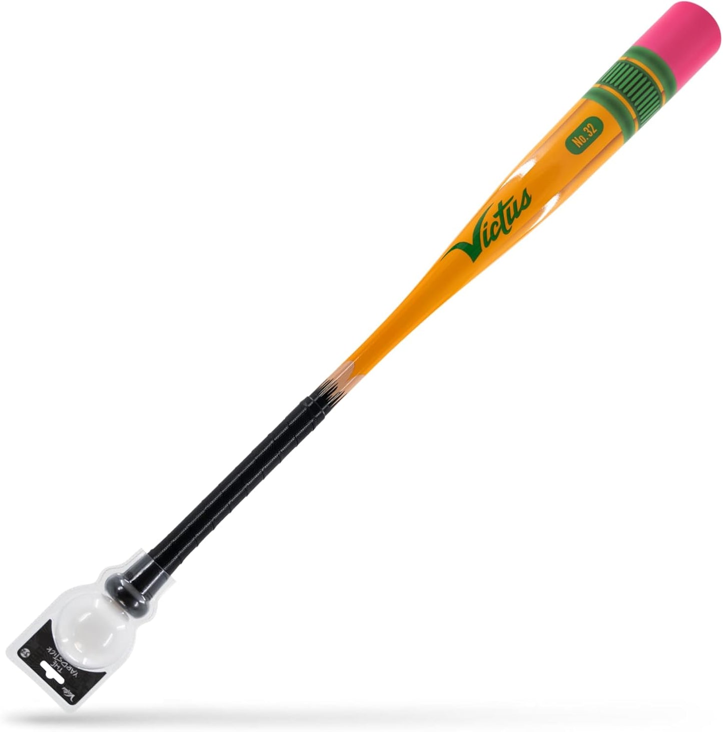 Victus Yardstick, Plastic Baseball Bat for Kids with Custom Plastic Ball, for Use on Turf or Grass, 2 5/8” Barrel and Soft Touch Grip, Lightweight Backyard Baseball Set, 32”