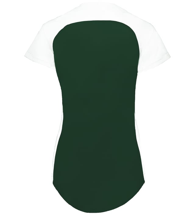 Girls Two Button Fastpitch Jersey