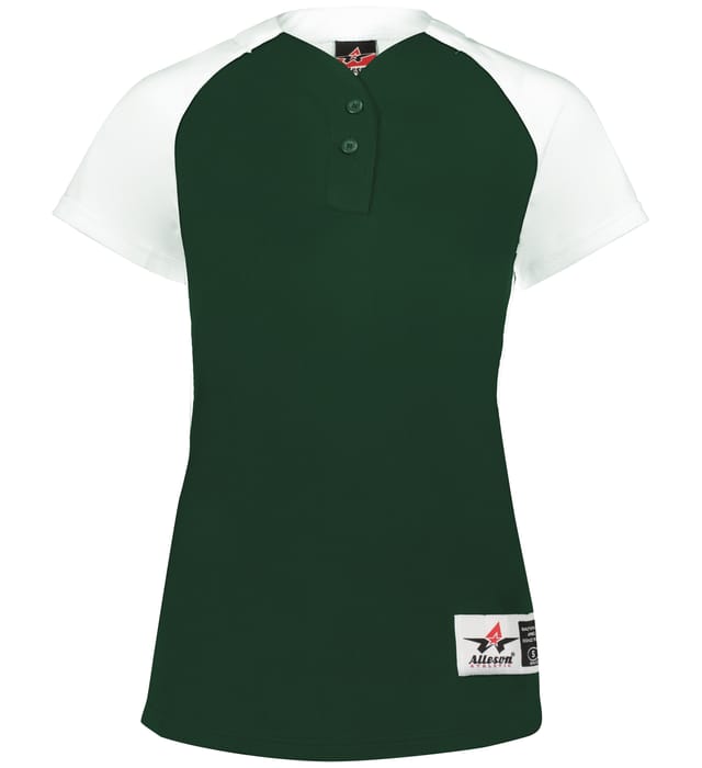 Womens Two Button Fastpitch Jersey